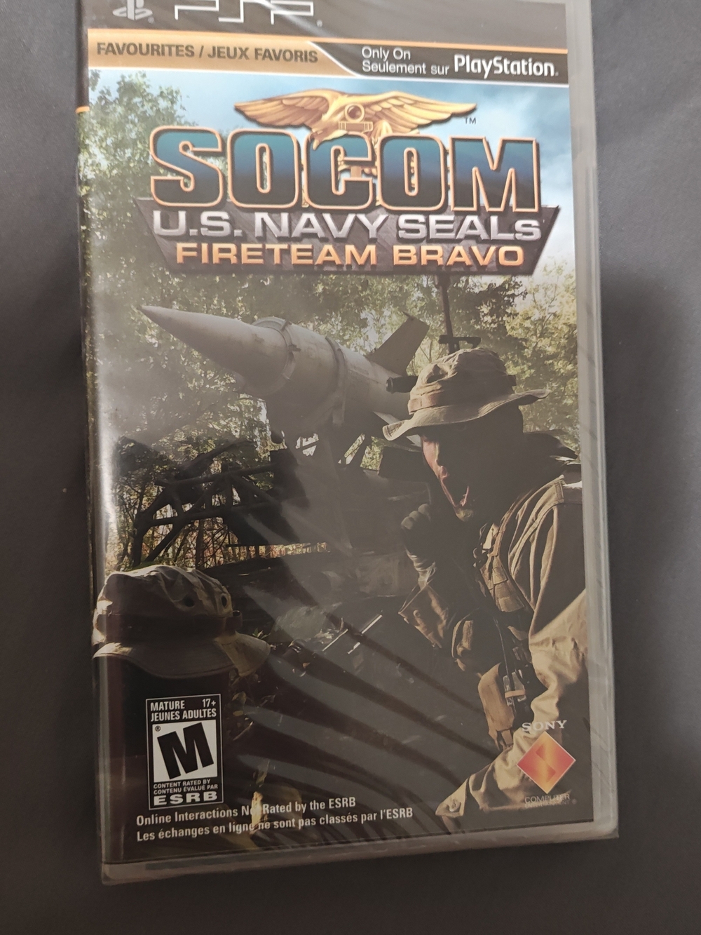 Psp SOCOM U.S. Navy SEALs Fireteam Bravo Game